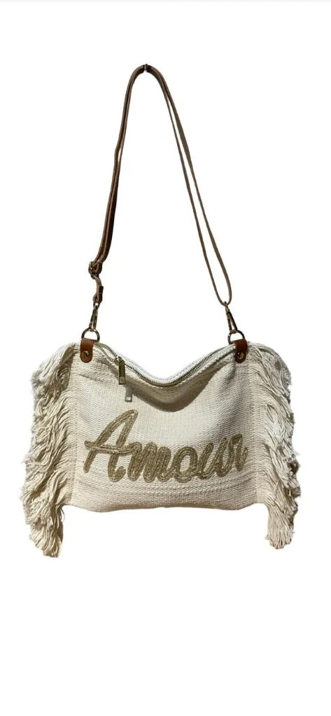 Sac bandoulière coton amour