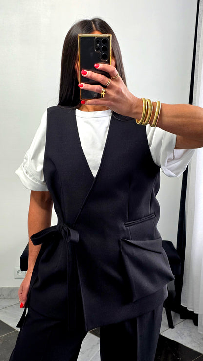 Gilet tailoring – noir