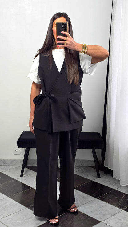 Gilet tailoring – noir