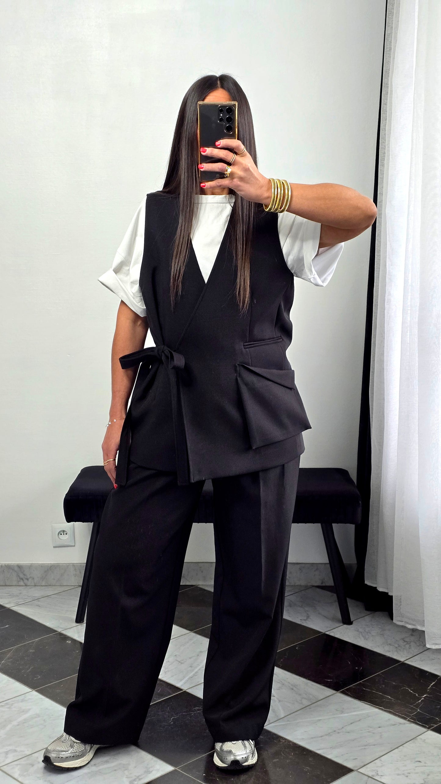 Gilet tailoring – noir