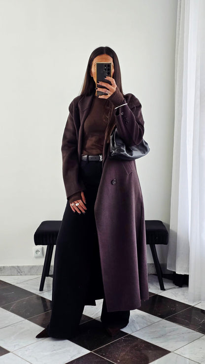 Jean palazzo noir taille haute