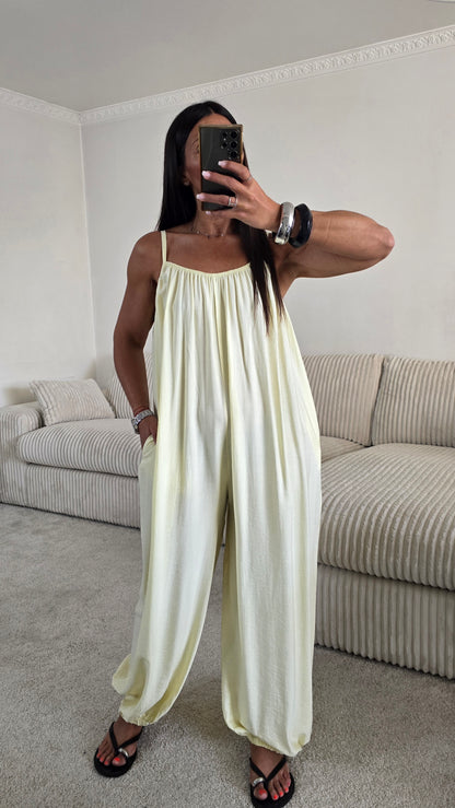 Combinaison fluide – Jaune beurre