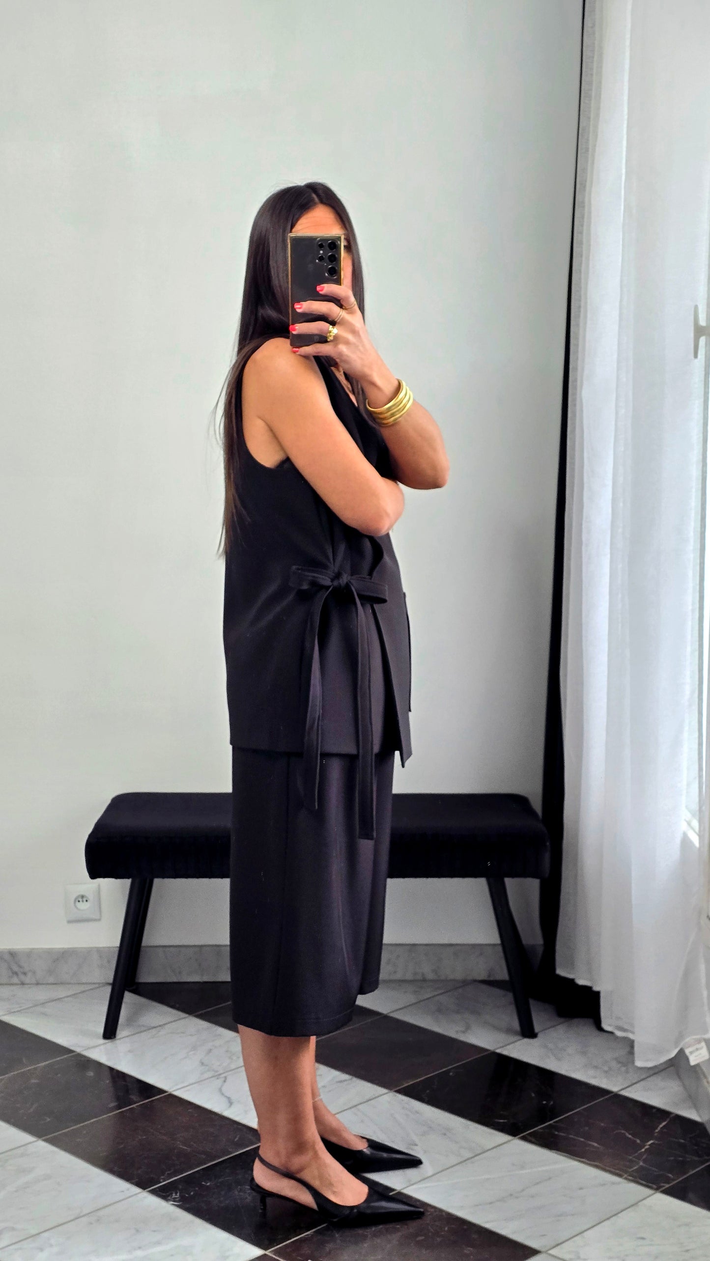 Gilet tailoring – noir
