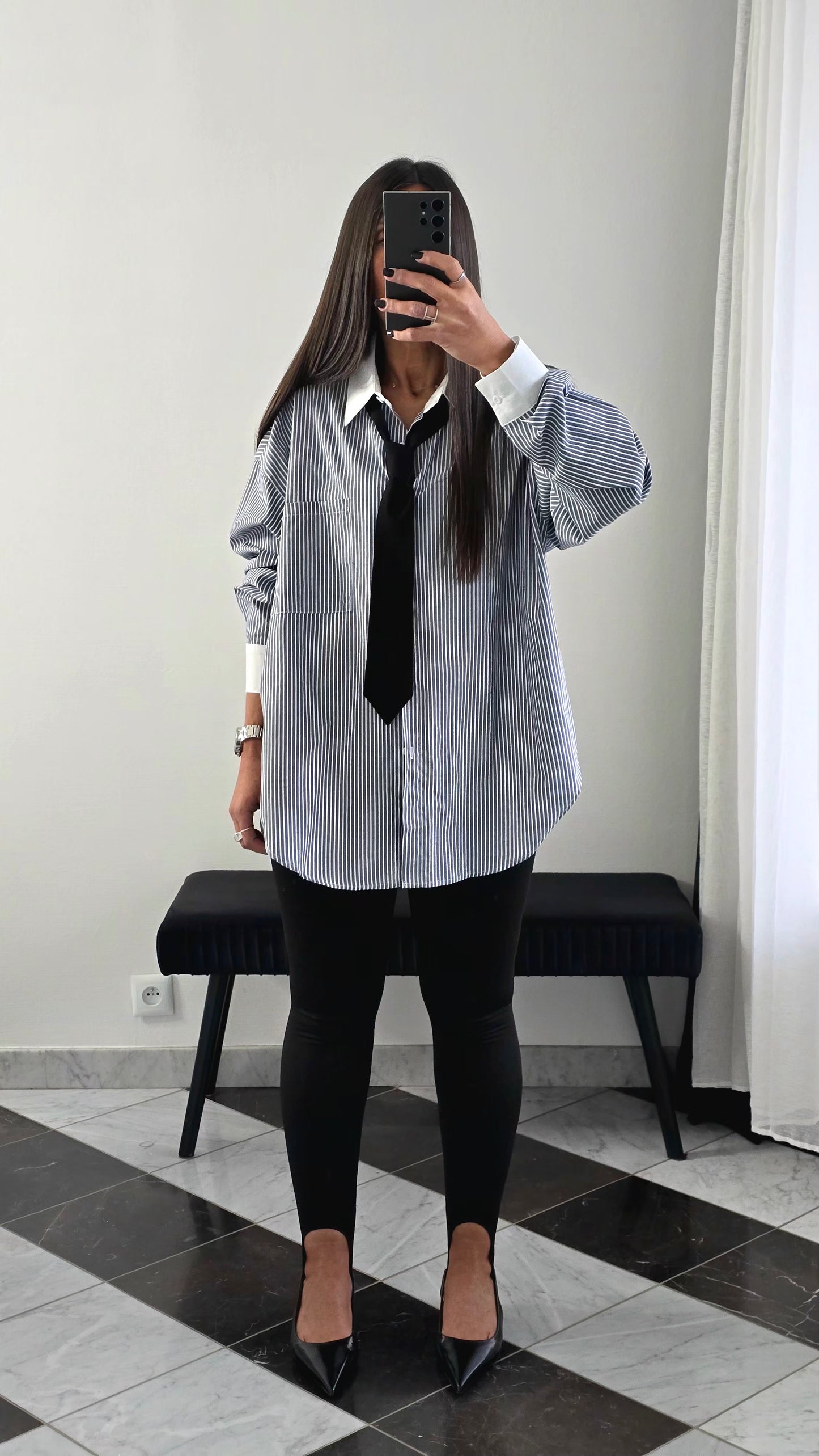 Legging gainant Fuseau noir