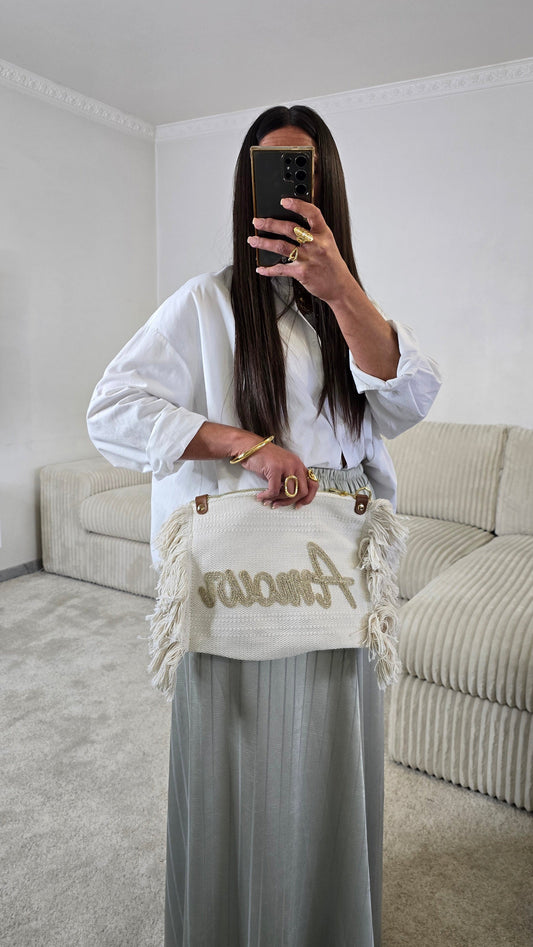 Sac bandoulière coton amour