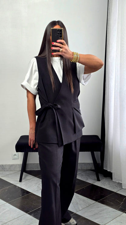 Gilet tailoring – noir
