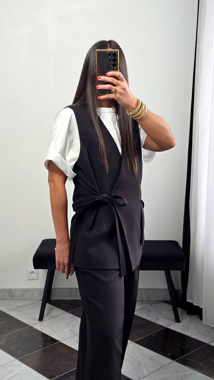 Gilet tailoring – noir