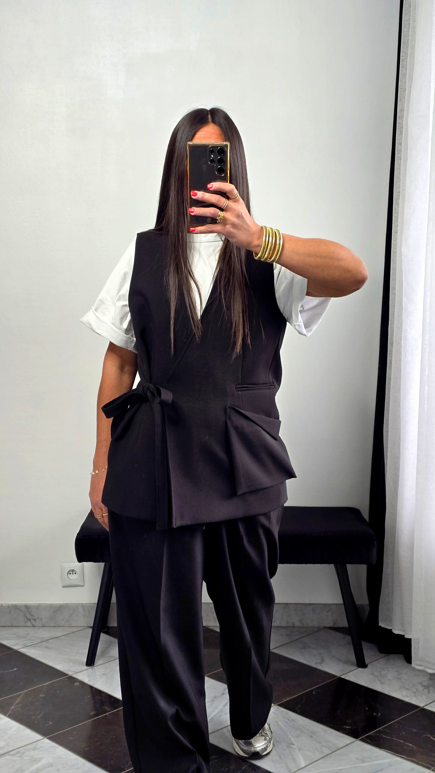 Gilet tailoring – noir