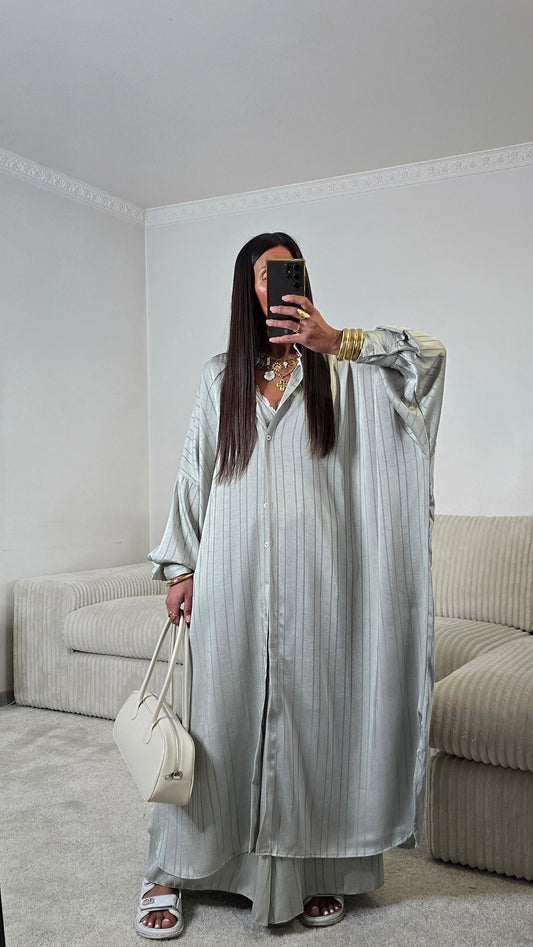 Sac épaule cuir lisse – écru doux