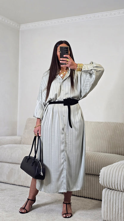 Sac épaule en cuir lisse – noir