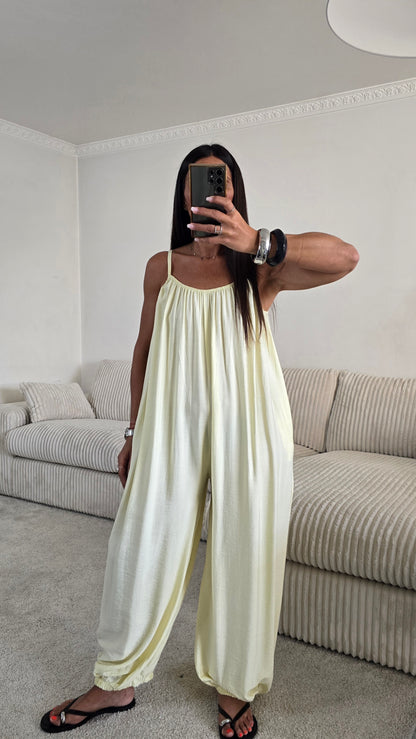 Combinaison fluide – Jaune beurre