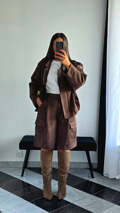 Veste Chocolat – Coordonnée ou à porter séparément