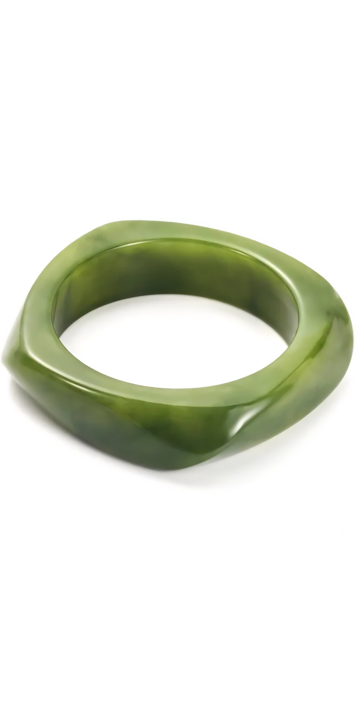 Bracelet résine - vert matcha