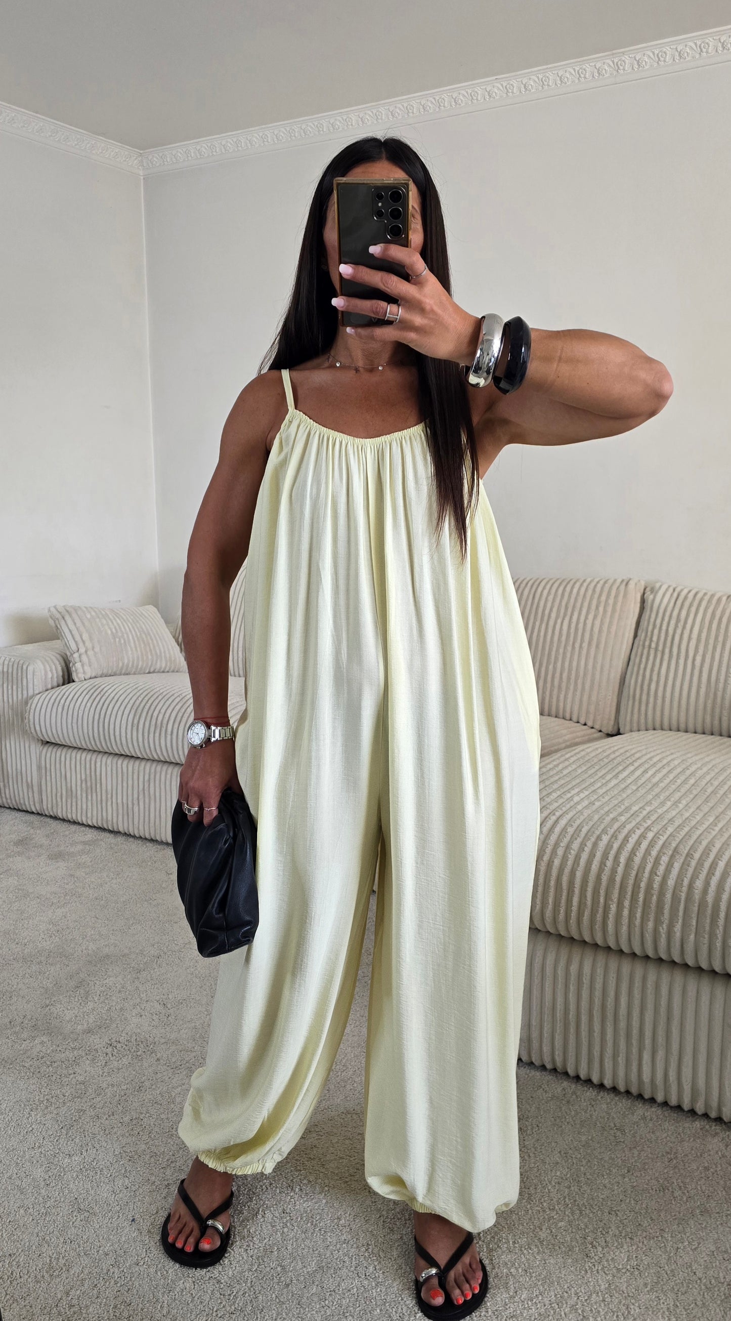 Combinaison fluide – Jaune beurre