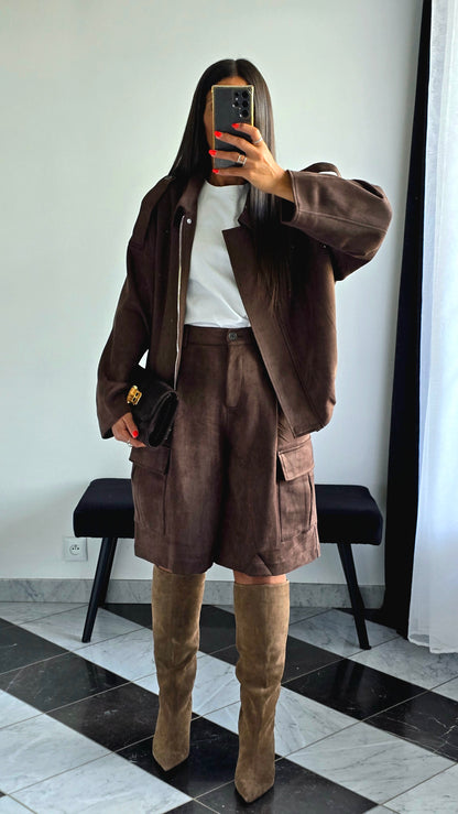 Veste Chocolat – Coordonnée ou à porter séparément