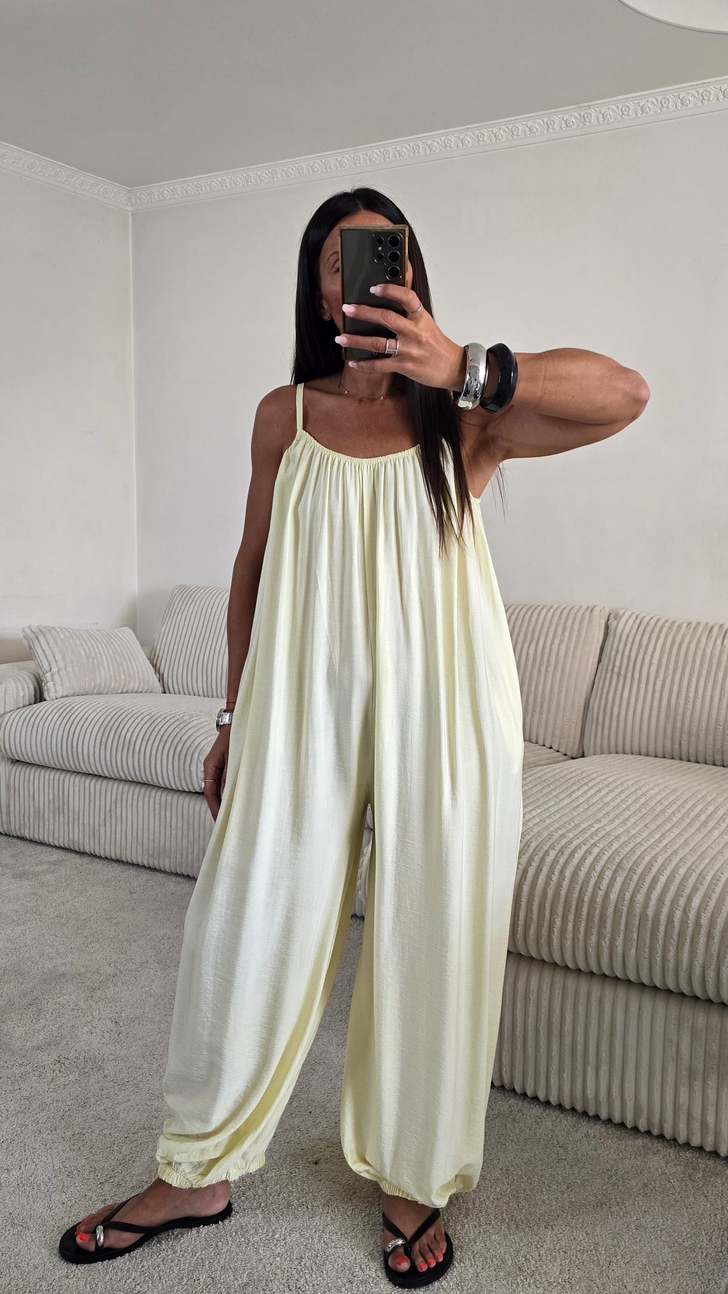 Combinaison fluide – Jaune beurre