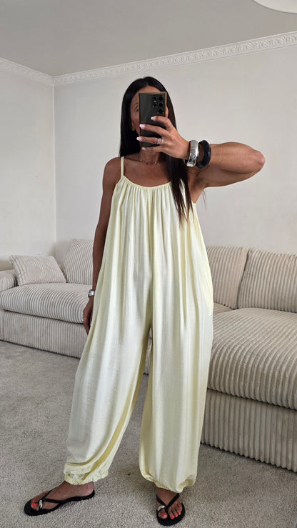 Combinaison fluide – Jaune beurre