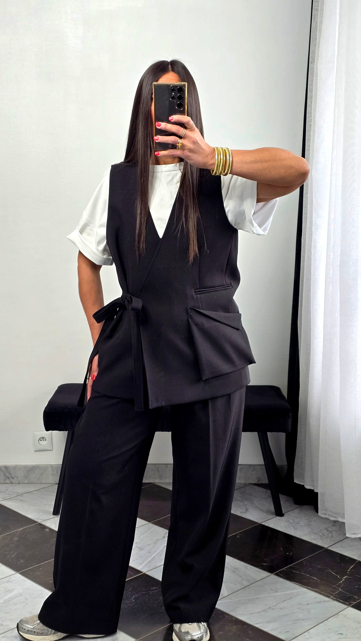Gilet tailoring – noir