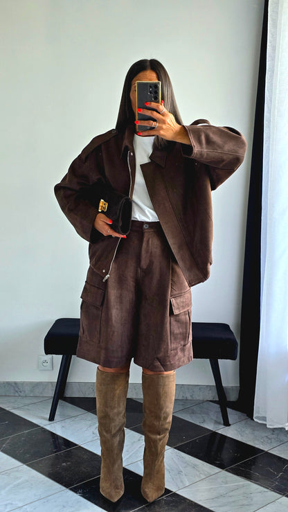 Veste Chocolat – Coordonnée ou à porter séparément