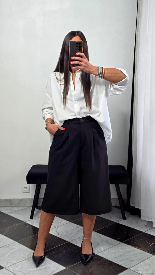 Bermuda tailoring long – noir