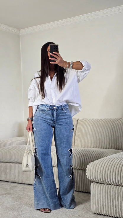 Jean étoile signature – denim iconique