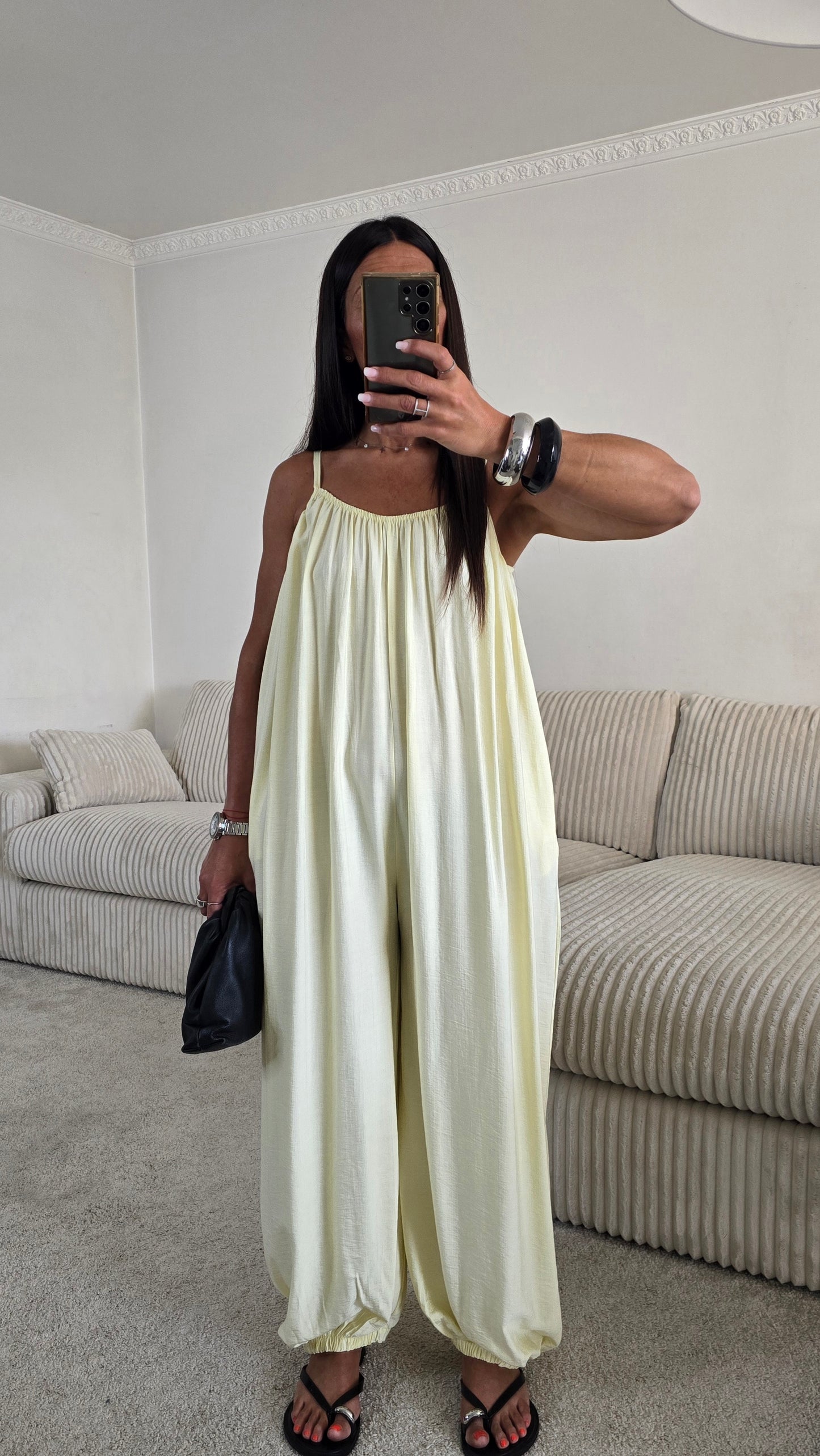 Combinaison fluide – Jaune beurre