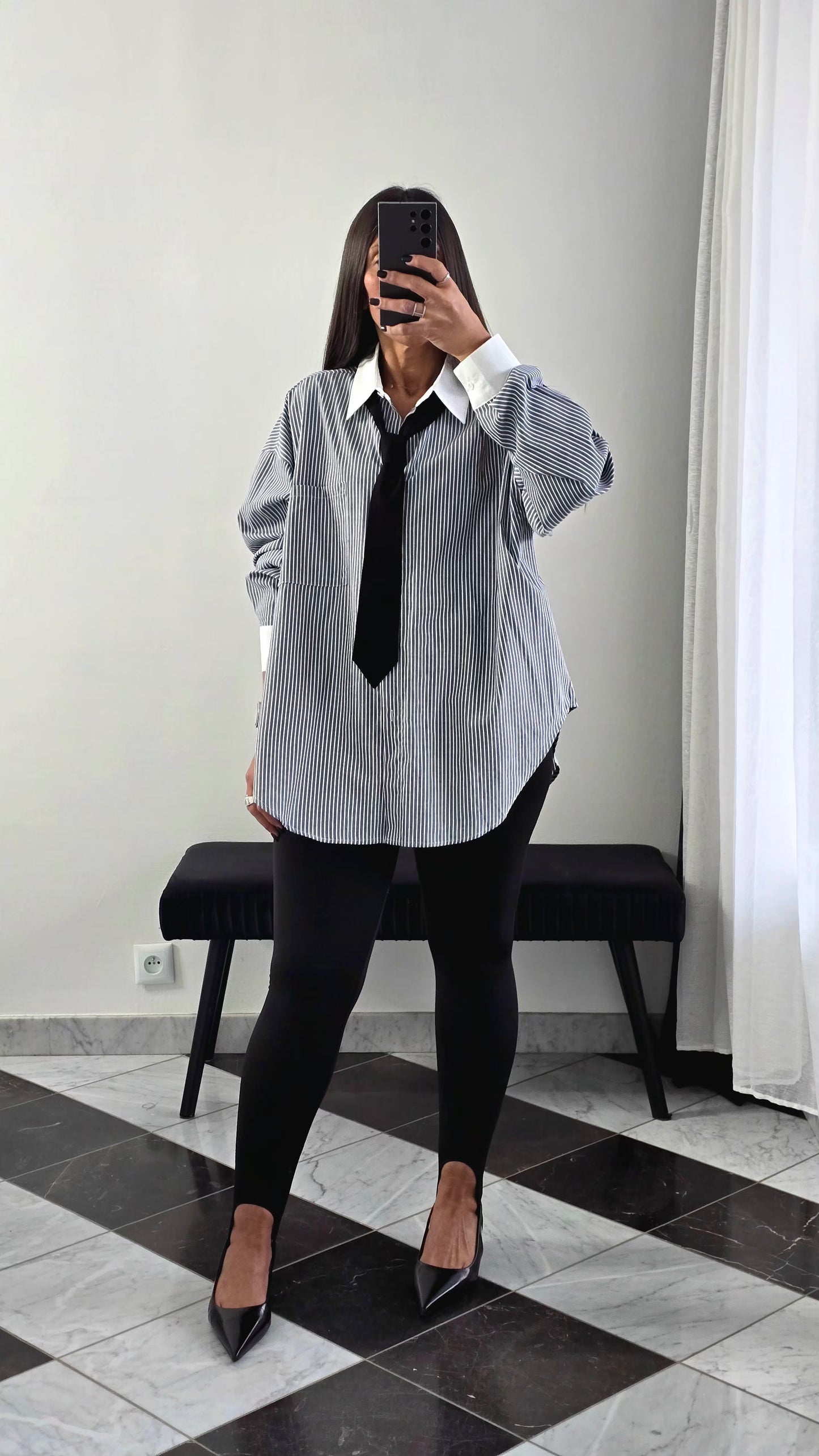 Legging gainant Fuseau noir
