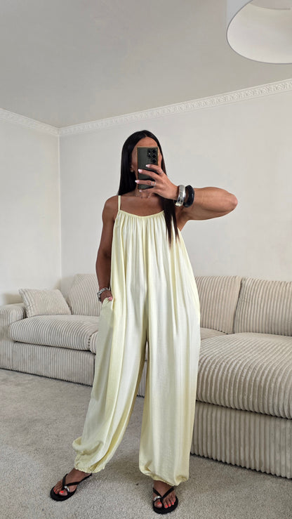 Combinaison fluide – Jaune beurre