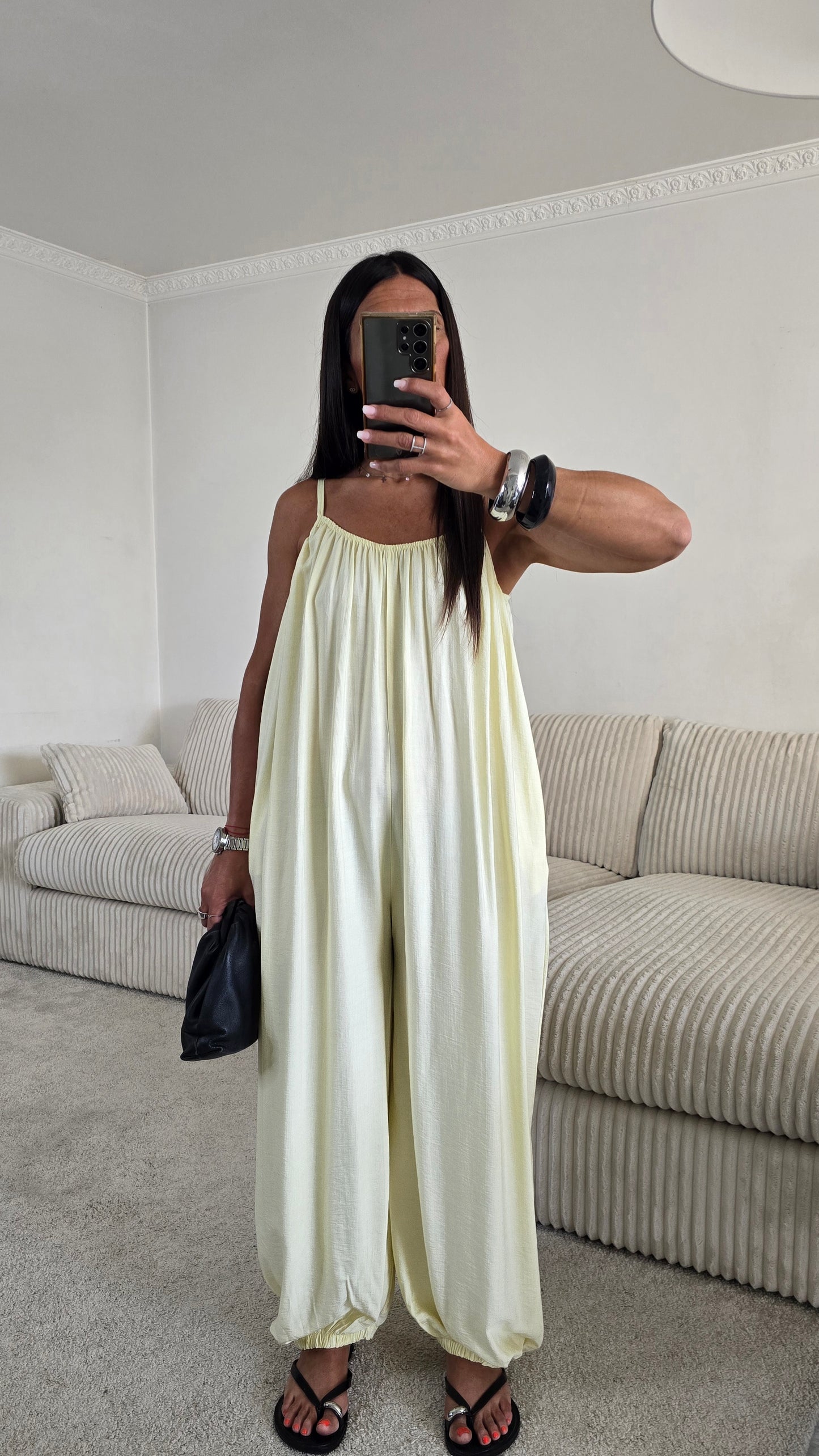 Combinaison fluide – Jaune beurre