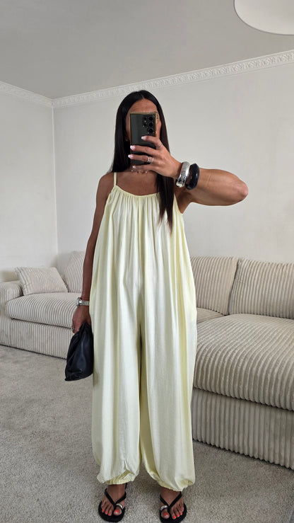 Combinaison fluide – Jaune beurre