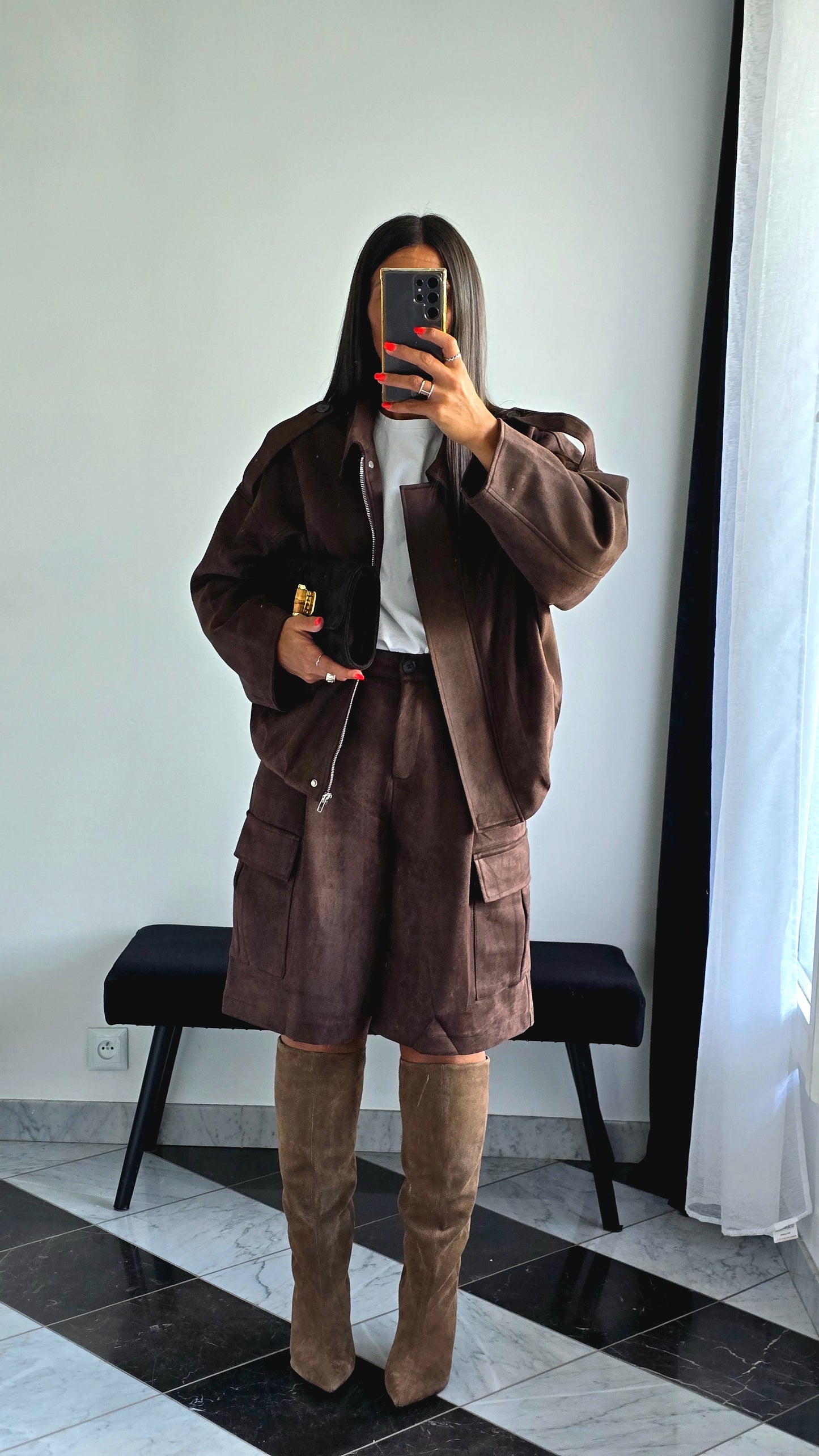 Veste Chocolat – Coordonnée ou à porter séparément
