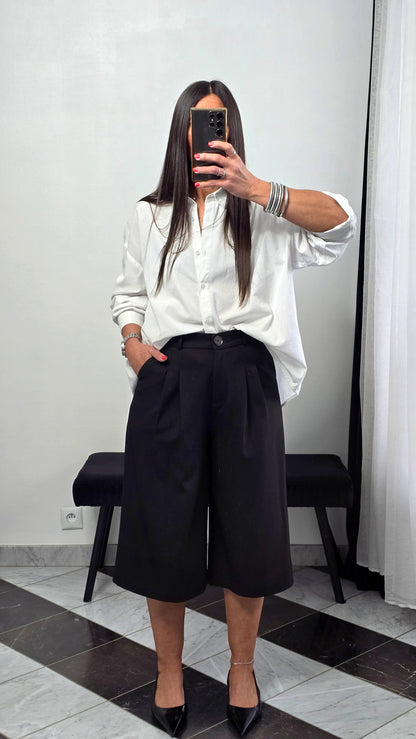 Bermuda tailoring long – noir