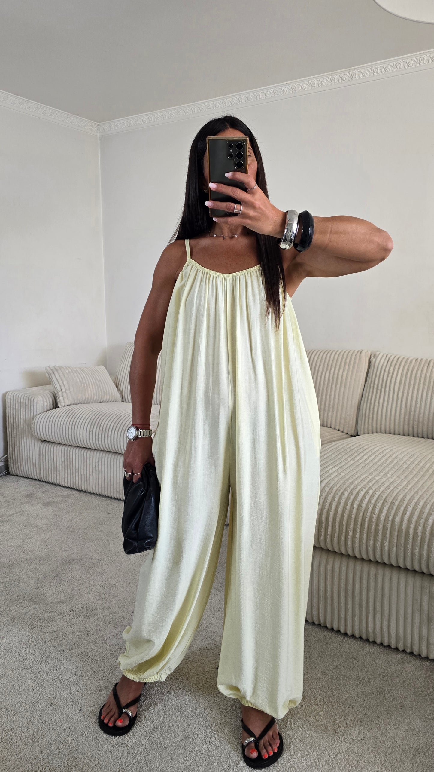 Combinaison fluide – Jaune beurre
