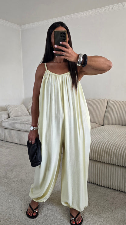 Combinaison fluide – Jaune beurre
