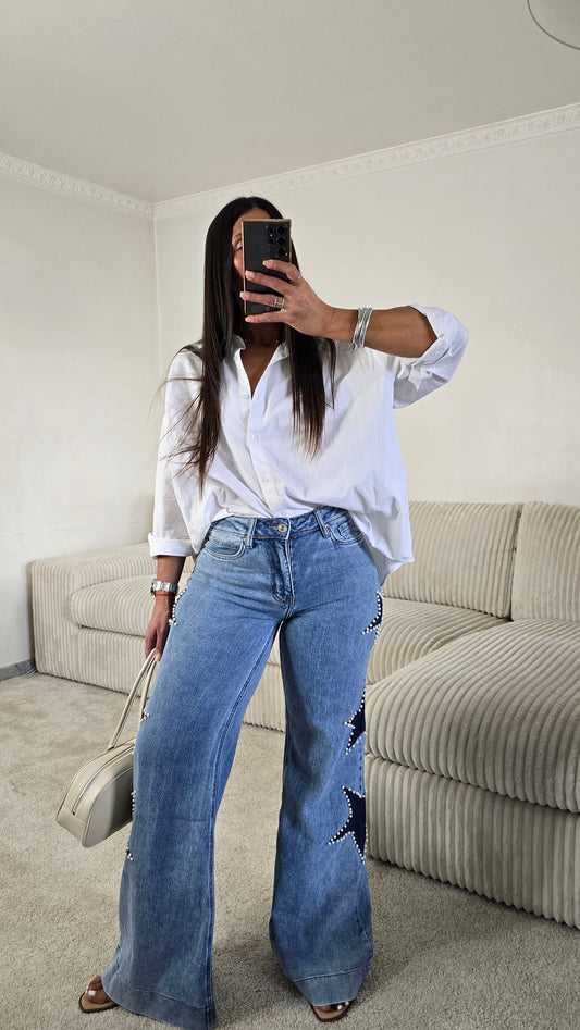 Jean étoile signature – denim iconique